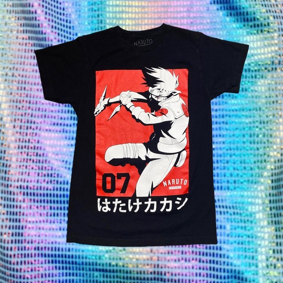 Naruto Kakashi T Shirt - Picture 2 of 3